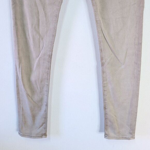 AG Adriano Goldschmied Beige The Farrah Skinny Ankle Pant - Picture 5 of 8